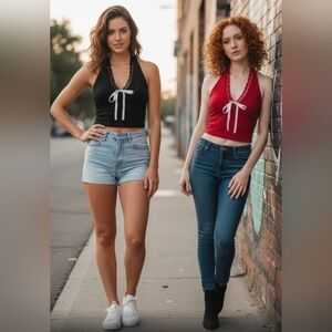 NWT Wild Fable Lace Halter Tops